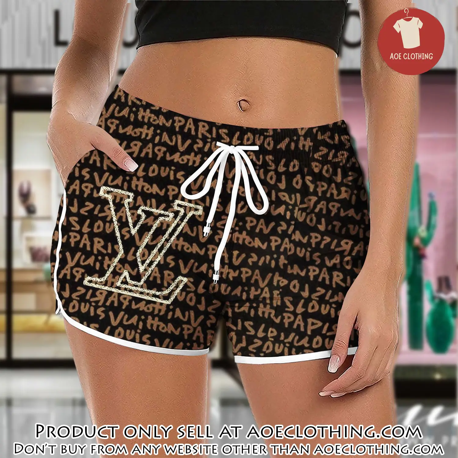 Limited edition lv women shorts lady beach shorts wms1020 aoe2607454